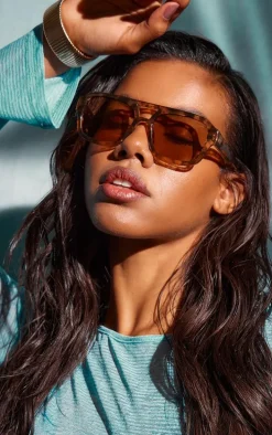 A.KJÆRBEDE Tortoiseshell Aviator Sunglasses
