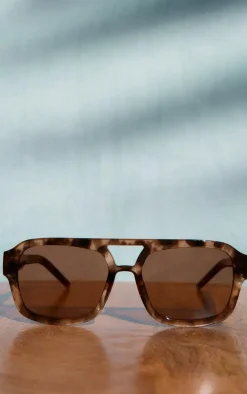 A.KJÆRBEDE Tortoiseshell Aviator Sunglasses