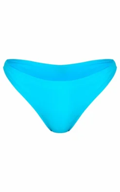 Aqua High Leg Bikini Bottoms