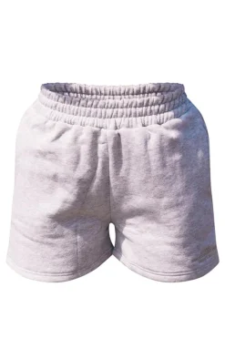 Ash Grey Graphic Sweat Short