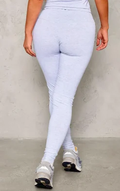 Ash Grey Marl Sculpt High Waist Gym Legging