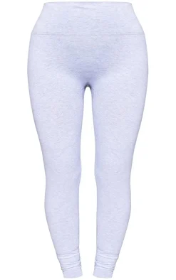 Ash Grey Marl Sculpt High Waist Gym Legging