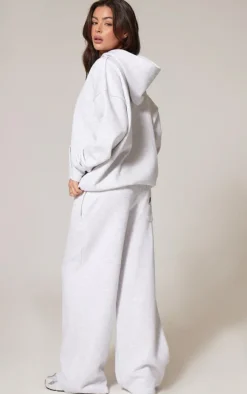 Ash Grey Premium Basic Oversized Hoodie