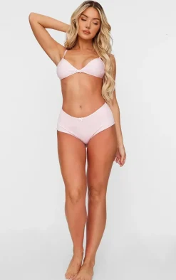 Baby Pink Bow Detail Panties