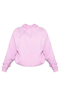 Baby Pink Oversized Fit Sweat Hoodie