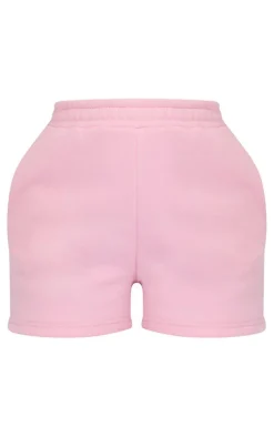 Baby Pink Sweat Pocket Runner Shorts