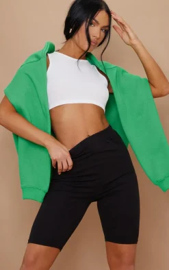 Basic Black Cotton Blend 2 Pack Bike Shorts