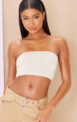 Basic Cream Slinky Bandaeu