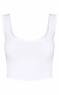 Basic White Crop Top