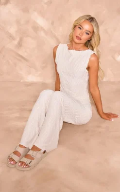 Beige Rubber Chunky Sole Buckle Detail Sling Back Sandals