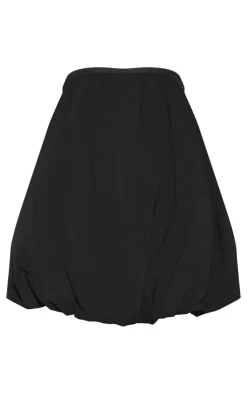 Black Bandeau Balloon Puffball Dress