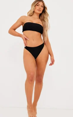Black Bandeau Mix & Match Bikini Top