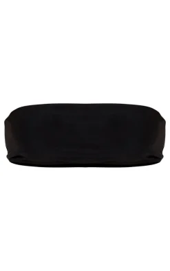 Black Bandeau Mix & Match Bikini Top