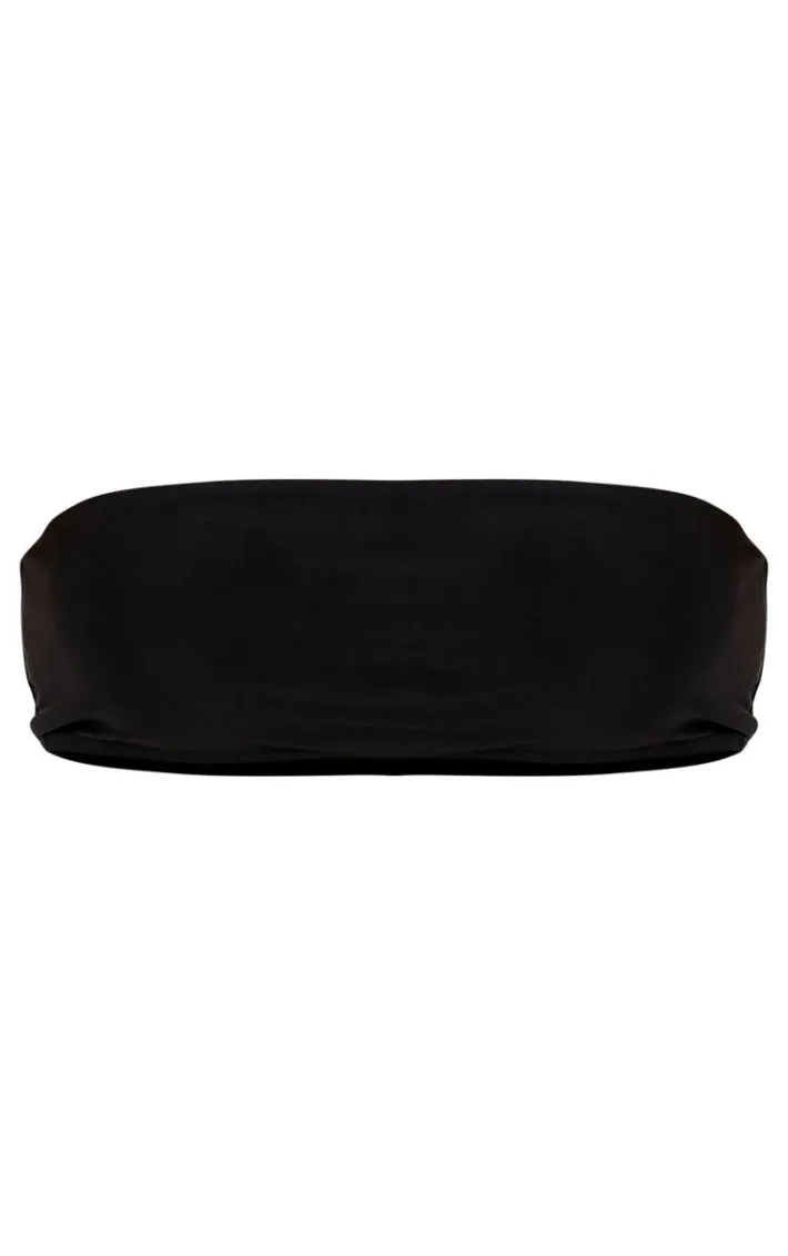 Black Bandeau Mix & Match Bikini Top