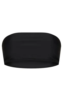 Black Bandeau Mix & Match Bikini Top