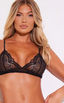 Black Basic Lace Bra