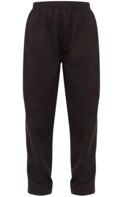 Black Basic Sweat Sweatpants