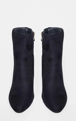 Black Behati Faux Suede Ankle Boots