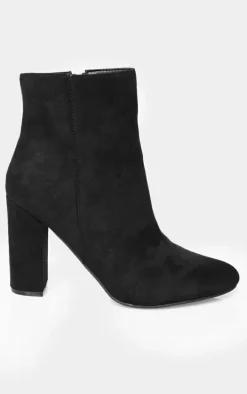 Black Behati Faux Suede Ankle Boots
