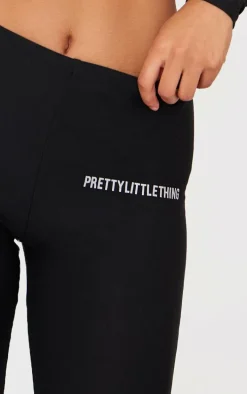 Black Cotton High Waist Flared Pants