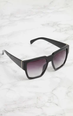 Black Oversized Square Sunglasses