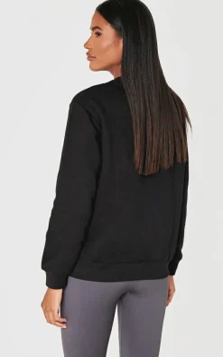 Black Oversized Sweatshirt
