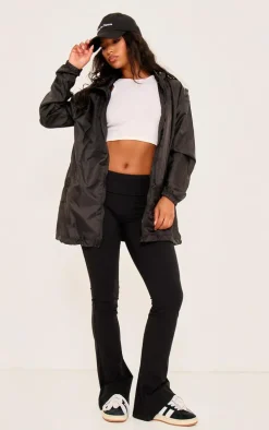 Black Pack A Mac Zip Up Jacket