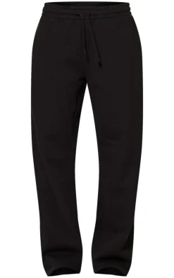 Black Premium Wide Leg Sweat Sweatpants
