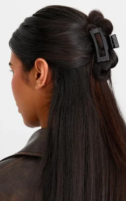 Black Scrunchie And Claw Clip Bauble