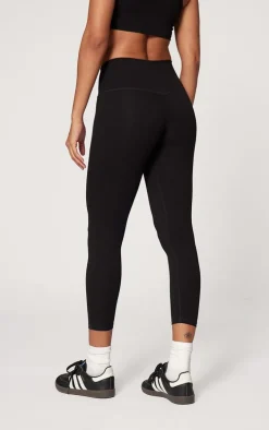 Black Sculpt Cropped Gym Legging