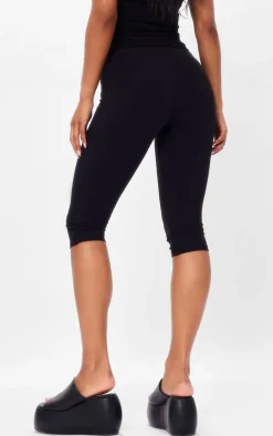 Black Sculpt Pedal Pusher Leggings