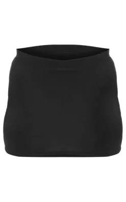Black Slinky Basic Low Rise Mini Skort