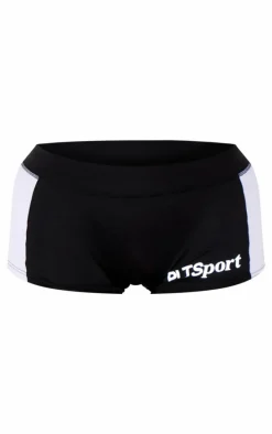 Black Soft Touch Runner Hot Pant