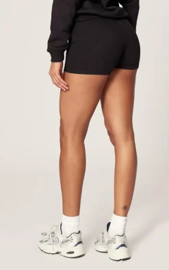 Black Sport Sculpt Booty Shorts