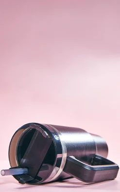 Black Stainless Steel Travel Tumbler Cup 900ml