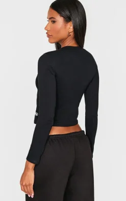 Black Studio Archive Graphic Long Sleeve Baby Doll