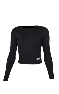 Black Studio Archive Graphic Long Sleeve Baby Doll