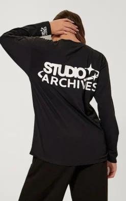 Black Studio Archives Oversized Long Sleeve T-shirt