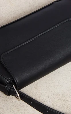 Black Trapeze Simple Shoulder Bag