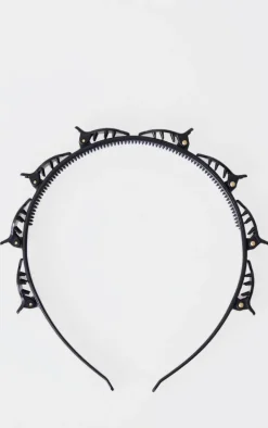 Black Twist Hair Clip Headband