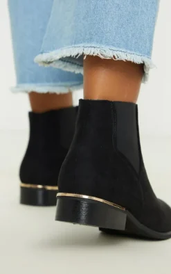 Black Wide Fit Chelsea Boot