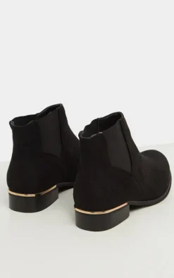 Black Wide Fit Chelsea Boot