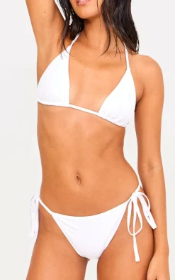 Blue And White 2 Pack Triangle Bikini Set