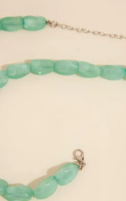 Blue Beaded Belly Chain