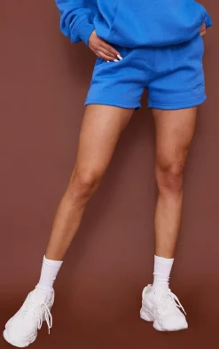 Blue Graphic Sweat Shorts