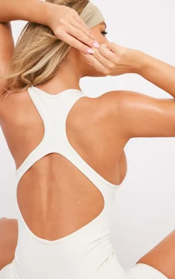 Bone Seamless Cut Out Back Unitard