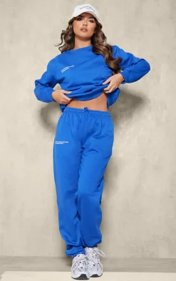Bright Blue Prettylittlething Est 2012 Sweatpant