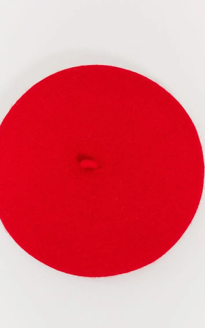 Bright Red Beret