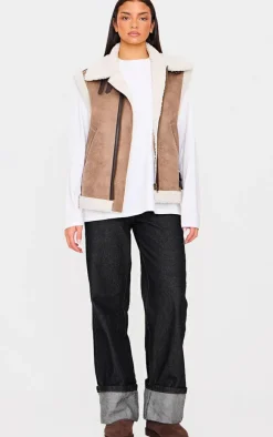 Brown Borg Buckle Vest