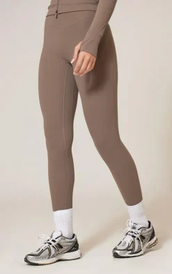 Brown Sculpt Gym High Waist Leggings